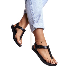 Sandalias de goma perfumadas para mujer ZAXY Black DD285039 negro 2