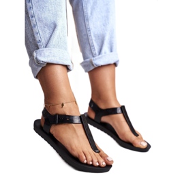 Sandalias de goma perfumadas para mujer ZAXY Black DD285039 negro 1