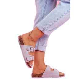 EVE Pantuflas De Mujer En Corcho Con Hebillas Gris Si Señor 3 EVE Pantuflas De Mujer En Corcho Con Hebillas Gris Si Señor 3