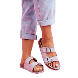 EVE Pantuflas De Mujer En Corcho Con Hebillas Gris Si Señor 1 EVE Pantuflas De Mujer En Corcho Con Hebillas Gris Si Señor 1