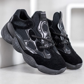 SHELOVET Zapatillas Negras negro 2