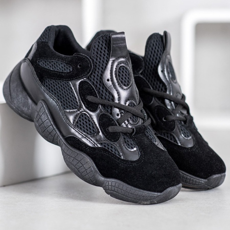 SHELOVET Zapatillas Negras negro 2