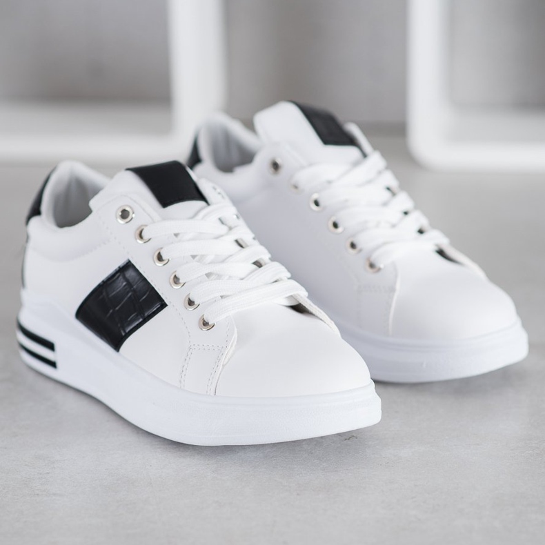 RTX WALK Zapatillas con inserciones negras blanco negro 2