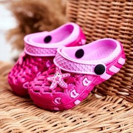 Pantuflas Infantiles Foam Crocs Pink Starfish Susan rosado 1 Pantuflas Infantiles Foam Crocs Pink Starfish Susan rosado 1