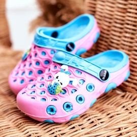 Pantuflas Infantiles Foam Crocs Pink Rabbit Zoë rosado 1 Pantuflas Infantiles Foam Crocs Pink Rabbit Zoë rosado 1