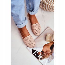 Bailarinas de Mujer Lu Boo Trenzado Beige 4Ever 4