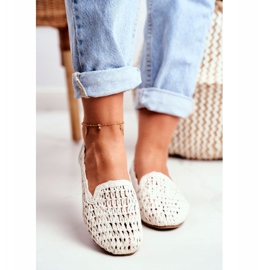 Bailarinas de Mujer Lu Boo Braided White 4Ever blanco 3