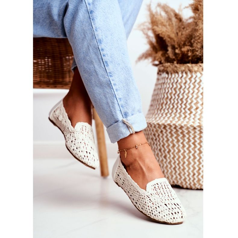 Bailarinas de Mujer Lu Boo Braided White 4Ever blanco 2