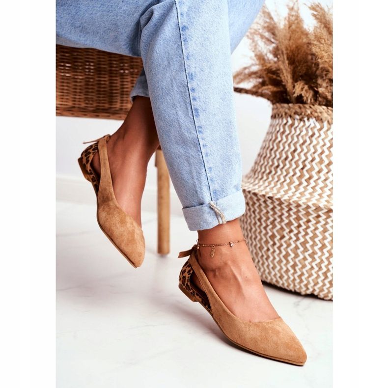 Bailarina Lu Boo en ante Spitz camel mejor marrón 2 Bailarina Lu Boo en ante Spitz camel mejor marrón 2