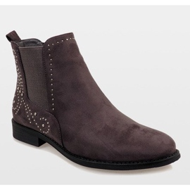 Botas de ante gris aislante 6333-2 1 Botas de ante gris aislante 6333-2 1