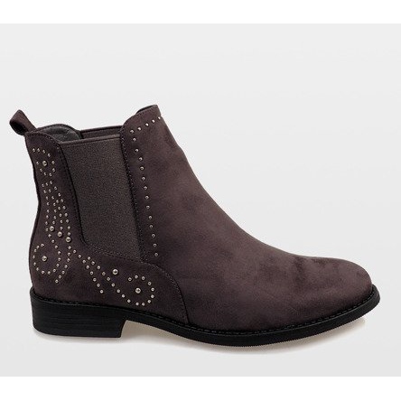 Botas de ante gris aislante 6333-2 2