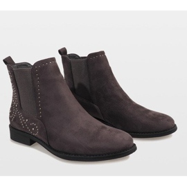 Botas de ante gris aislante 6333-2 4
