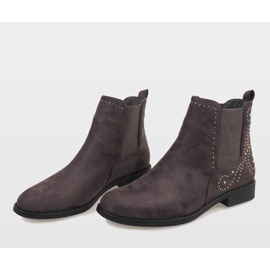 Botas de ante gris aislante 6333-2 5