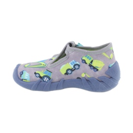 Calzado infantil befado 110P371 azul gris verde amarillo 1