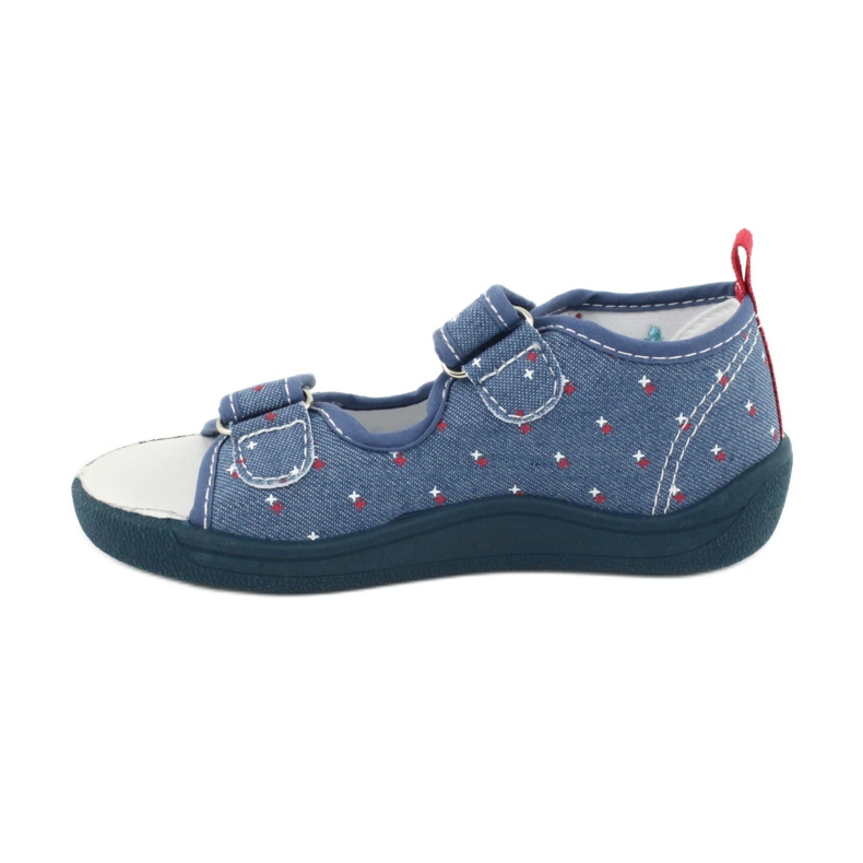 American Club Sandalias americanas calzado infantil plantilla piel TEN28 rojo azul amarillo 1