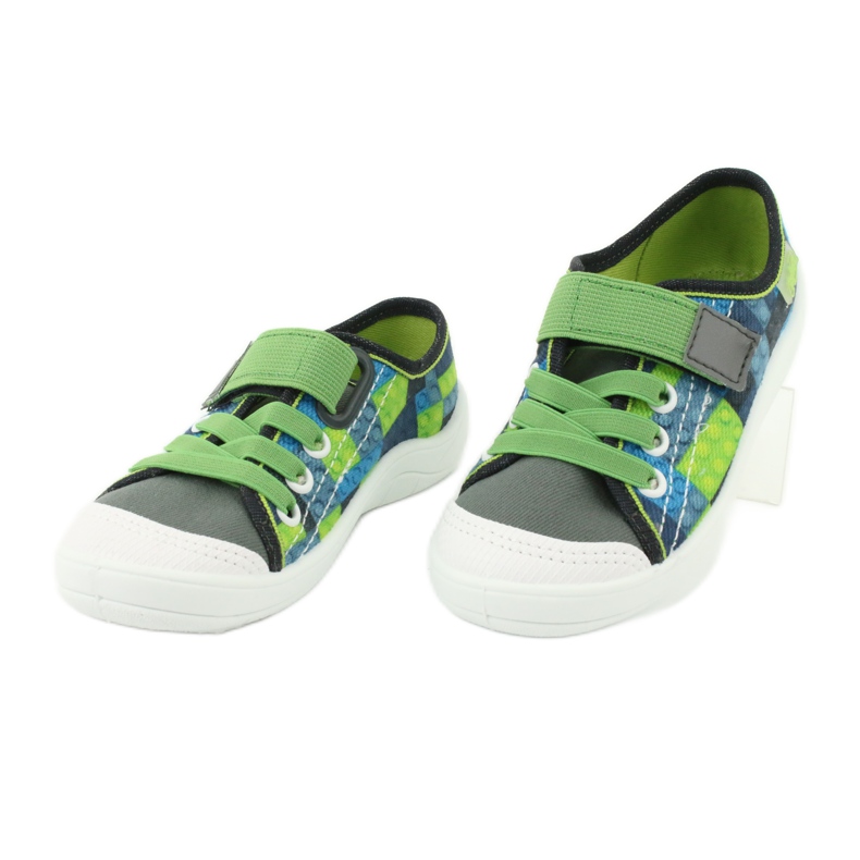 Calzado infantil befado 251Y148 gris multicolor verde 3
