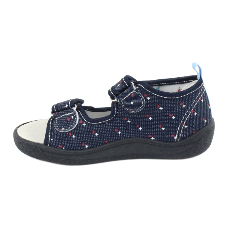 American Club Sandalias americanas calzado infantil plantilla piel TEN28 azul marino 1