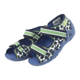 Calzado infantil befado verde 250P078 blanco azul marino 2