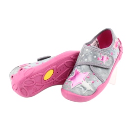 Calzado infantil befado 122X002 rosado gris 4