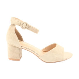 Sandalias Casual De Tacón Alto VINCEZA marrón 6