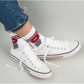 SHELOVET Zapatillas blancas blanco 4