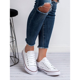 SHELOVET Zapatillas blancas blanco 6