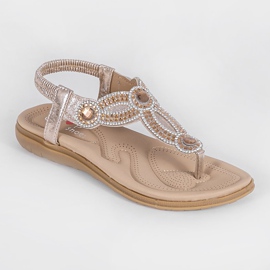 Sandalias planas doradas CT-29 dorado 5