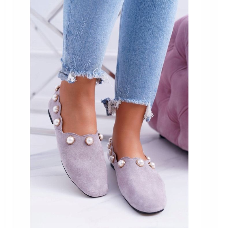 Bailarinas grises para mujer Lu Boo Milis 1