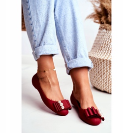 LU BOO Bailarinas De Goma Lazos Meliski Rojo Joleen 2 LU BOO Bailarinas De Goma Lazos Meliski Rojo Joleen 2