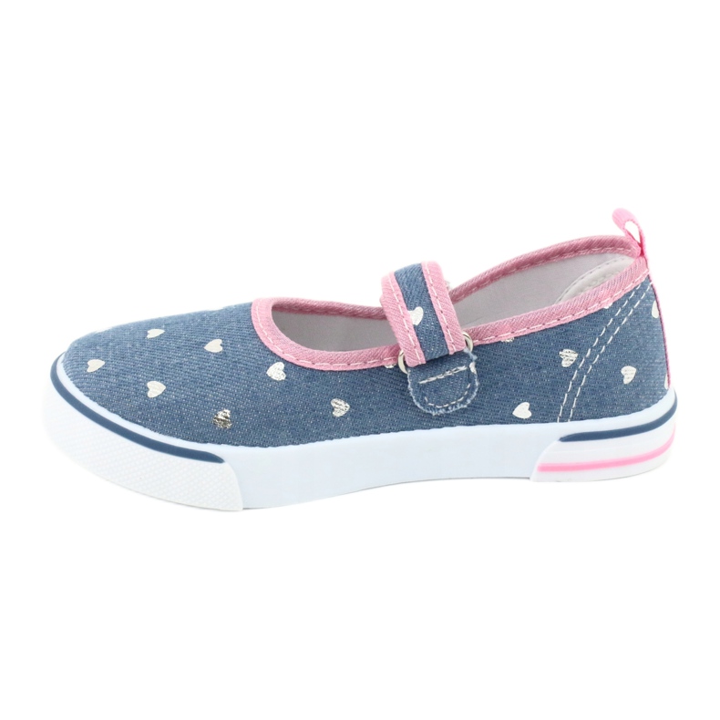 American Club Zapatillas TEN14 con velcro azul rosado gris 1