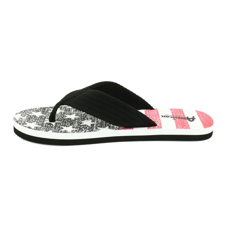 American Club Chanclas americanas de espuma ligera JP05 negro 1