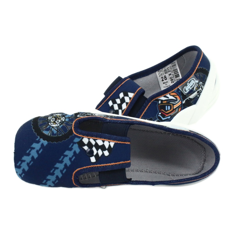 Pantuflas infantiles befado 290X211 azul marino 5