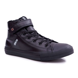 Zapatillas de hombre Big Star Warm Black Y174020FW negro 5