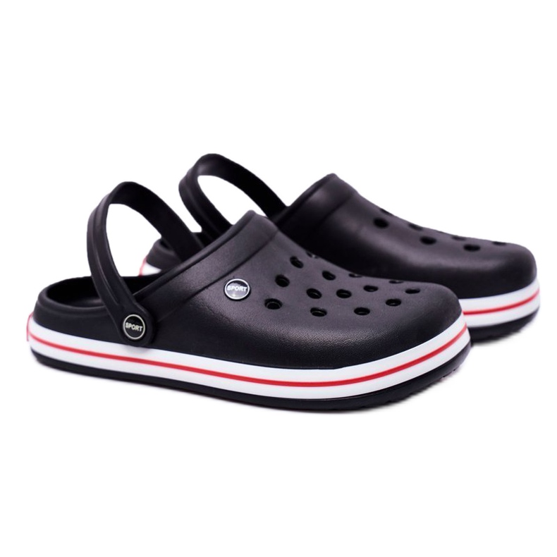 Pantuflas De Hombre Para Piscina Kroksy Pasipheme Negro 2