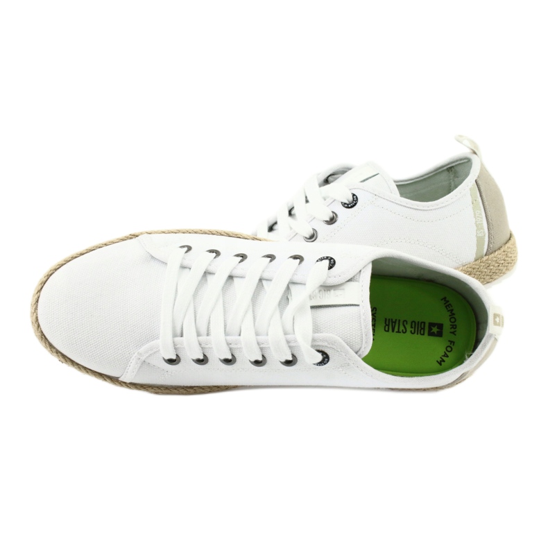 Alpargatas de hombre Big Star 174155 encaje blanco marrón 5 Alpargatas de hombre Big Star 174155 encaje blanco marrón 5
