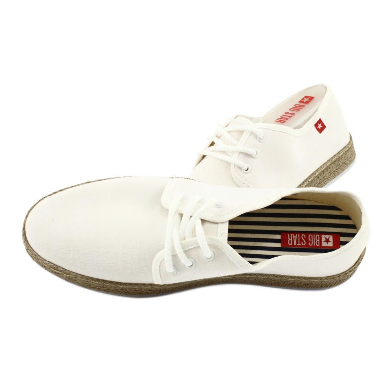 Zapatillas alpargatas Big star FF276043 blanco 6