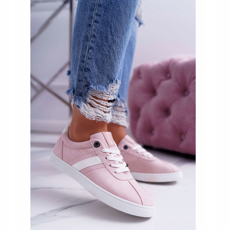 Zapatos deportivos de mujer Big Star Pink DD274621 rosado 1