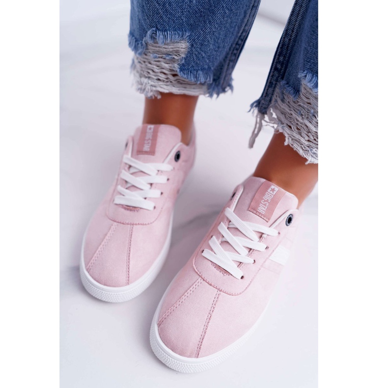 Zapatos deportivos de mujer Big Star Pink DD274621 rosa 2
