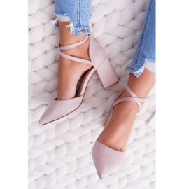 SEA Zapatos De Salón Con Tacón Para Mujer En Spitz Beige Cosmo 1