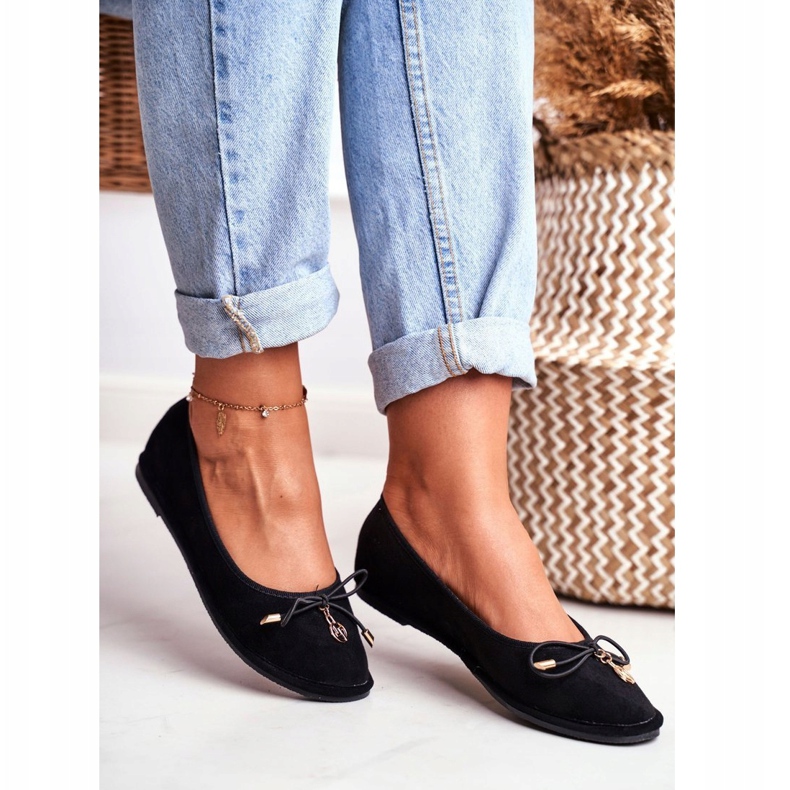 Bailarinas para mujer Lu Boo Suede Black Layla negro 1 Bailarinas para mujer Lu Boo Suede Black Layla negro 1