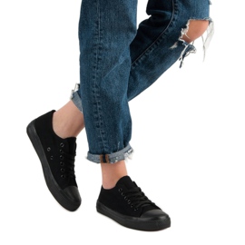SHELOVET Zapatillas Negras negro 1
