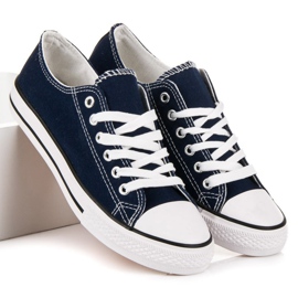 SHELOVET Zapatillas azul marino 2