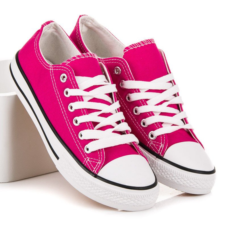 SHELOVET Zapatillas Fucsia rosado 1