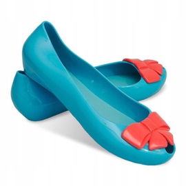 Chanclas Ballerinas Meliski 857 Azul rojo 3
