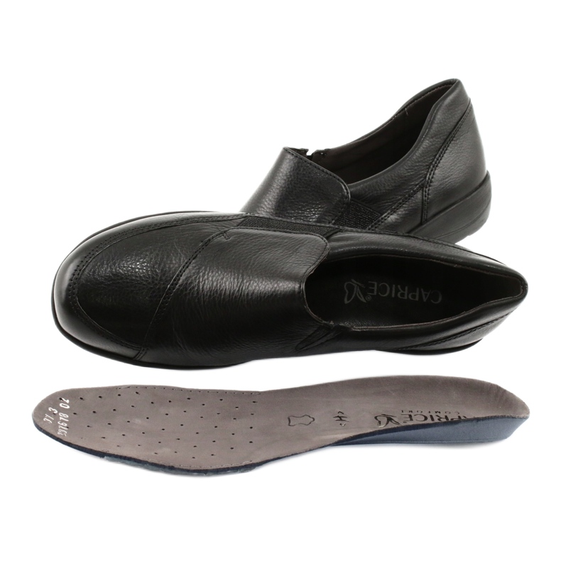 Zapatos de mujer caprice caprice teg. H negro 4