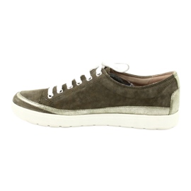 Deportivas mujer caprice de piel 23654 verde 1