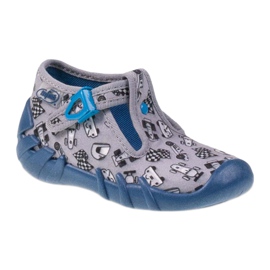 Calzado infantil befado 110P312 azul gris 1