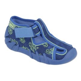 Calzado infantil befado 190P086 azul verde 1