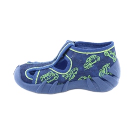 Calzado infantil befado 190P086 azul verde 2