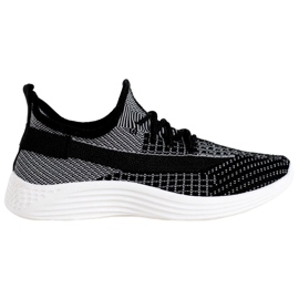 Zapatos textiles MCKEYLOR blanco negro 5